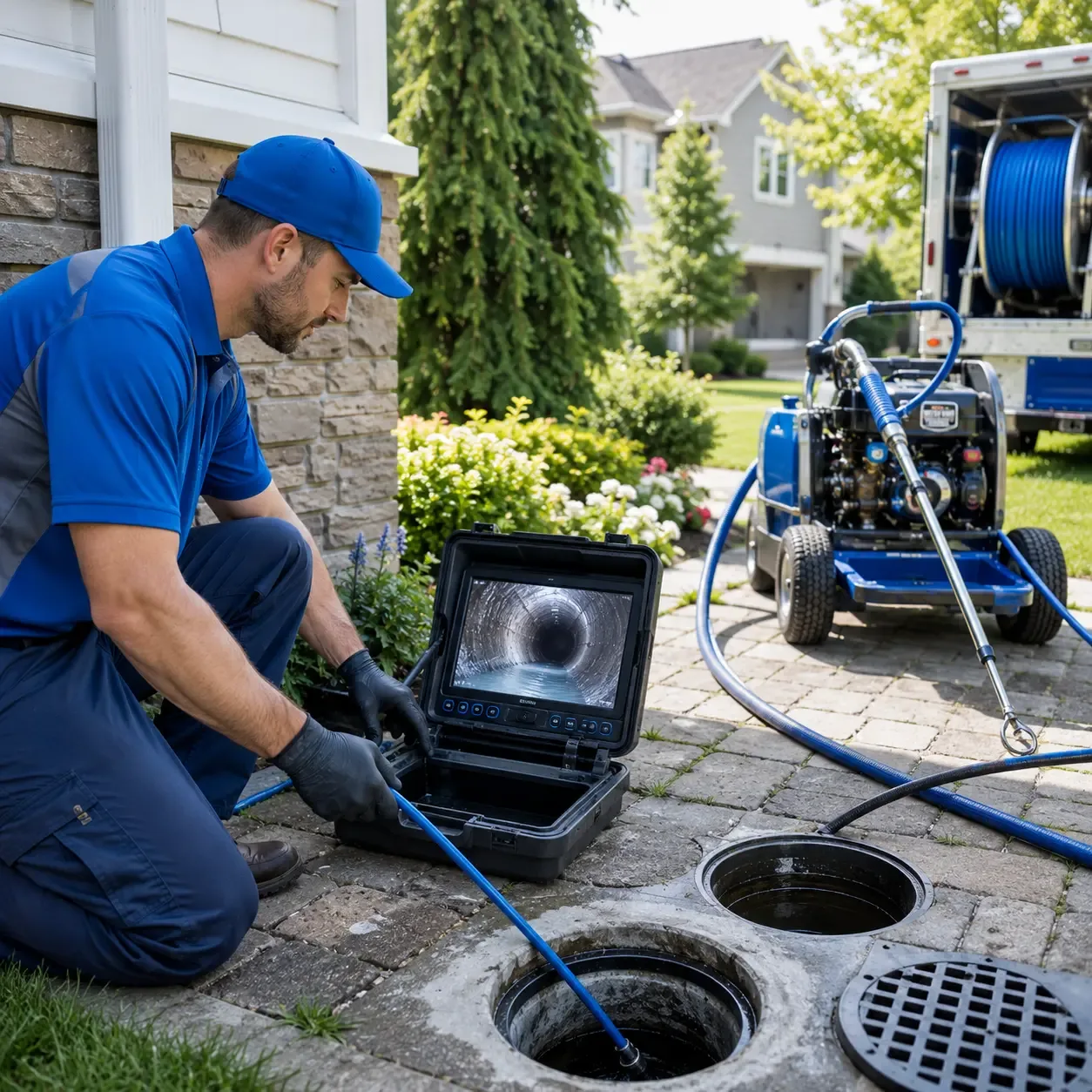 Outdoor drain cleaning professionals serving Pine Hill, NY